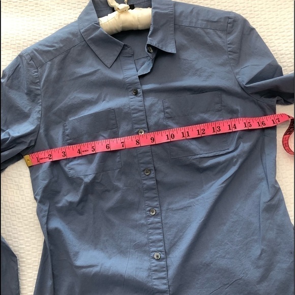 Ann Taylor Button Down Blouse Size 4 Petite - Picture 10 of 13